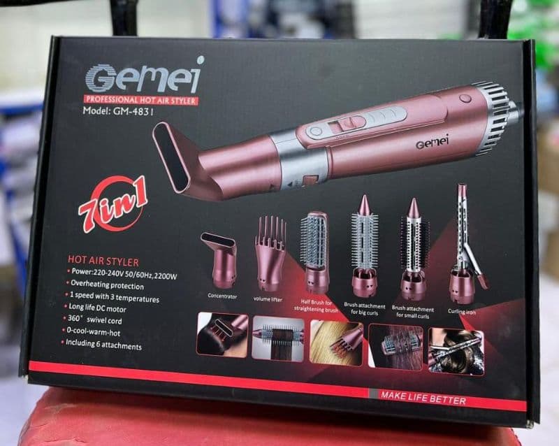 Hot hair styler — available at Niks Digital Connections