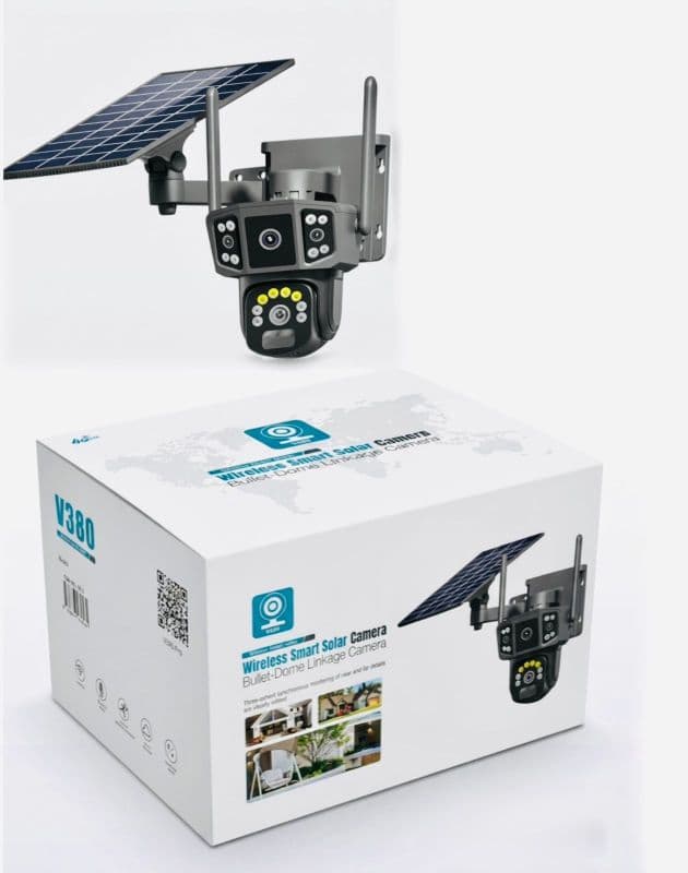 Solar camera — available at Niks Digital Connections